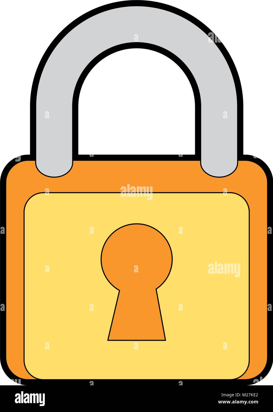 safe secure padlock icon Stock Vector Image & Art - Alamy