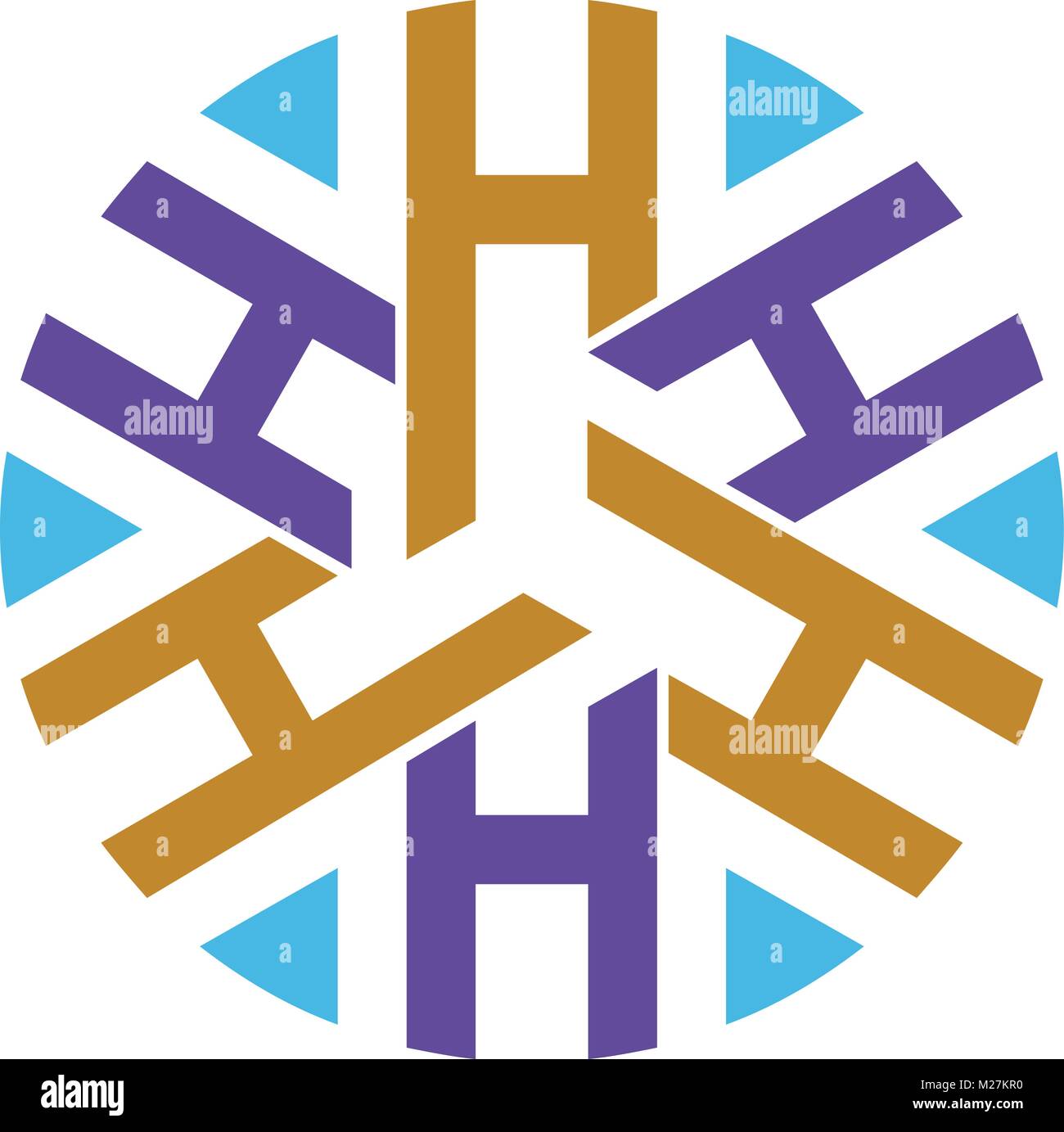 Letter H Logo Icon Design Template Elements Stock Vector Image & Art ...