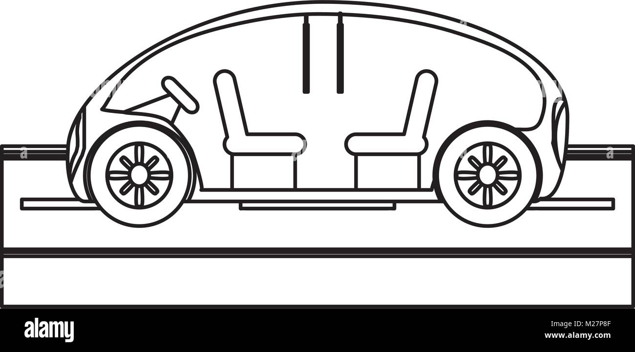 car on the road vector illustration Stock Vector Image & Art - Alamy
