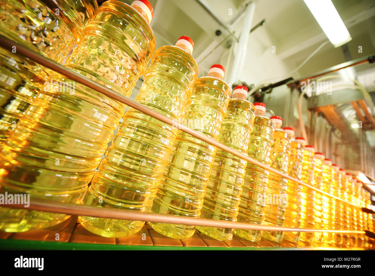 A factory for the production of sunflower oil Stock Photo Alamy