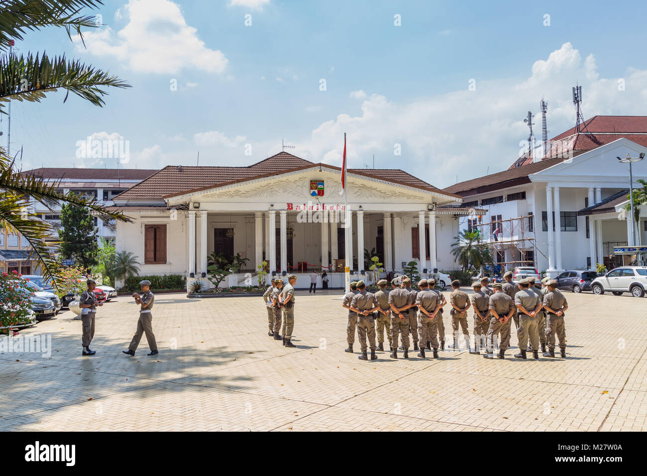 Mayor Office  Balaikota in Bogor, West Java, Indonesia. Stock Photo