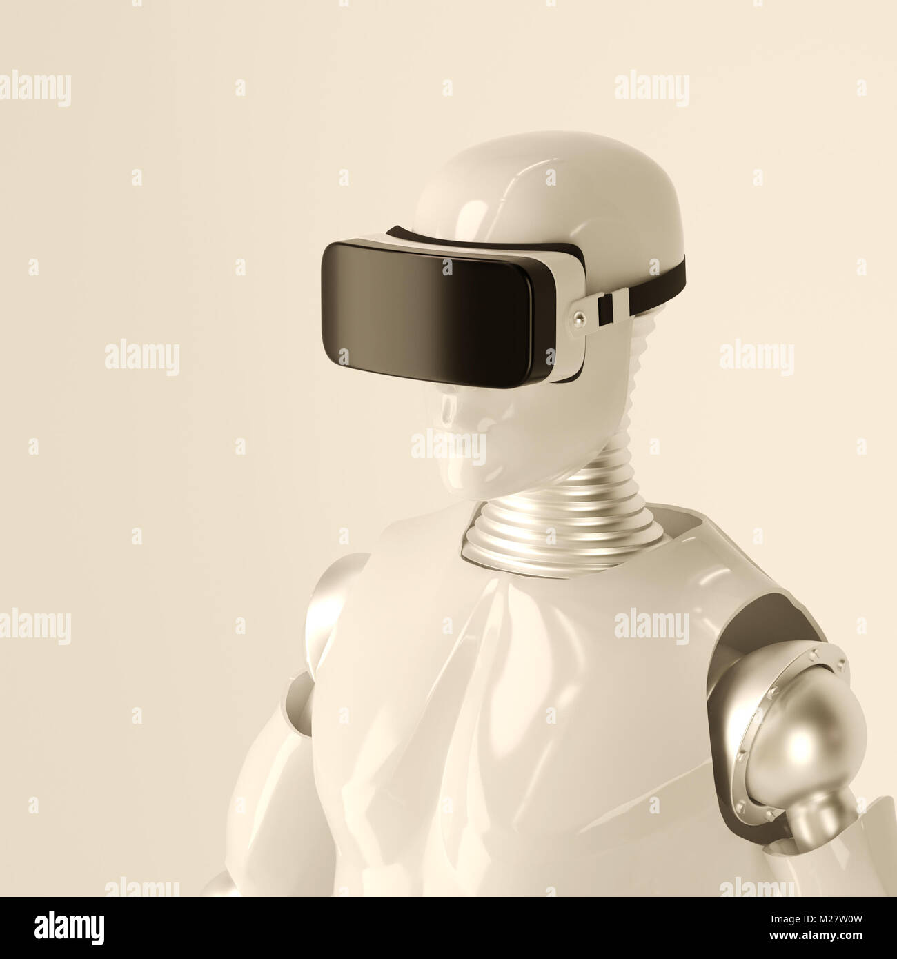 3d rendering of virtual human in vr hi-res stock photography and images ...
