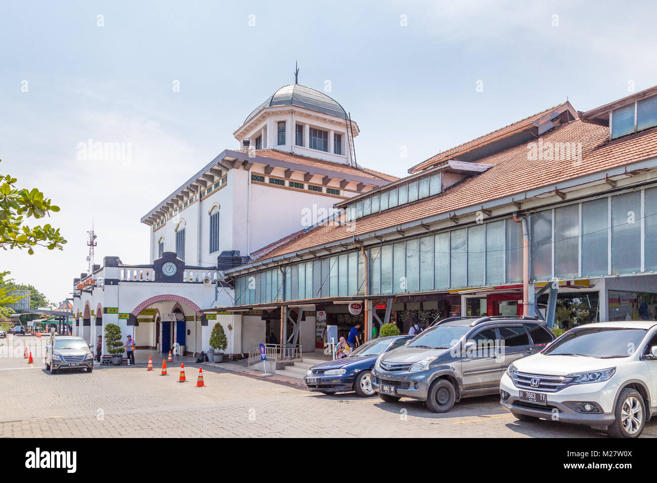 Station Tawang in Semarang, West Java, Indonesia. Stock Photo