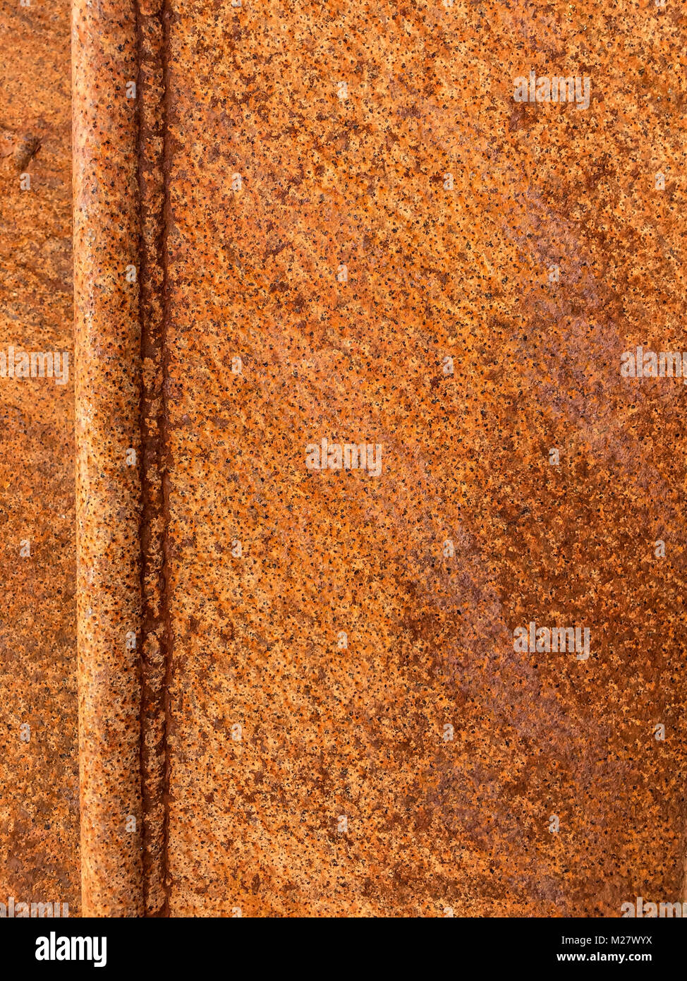 Full frame shot of rusty metal texture. Stock Photo
