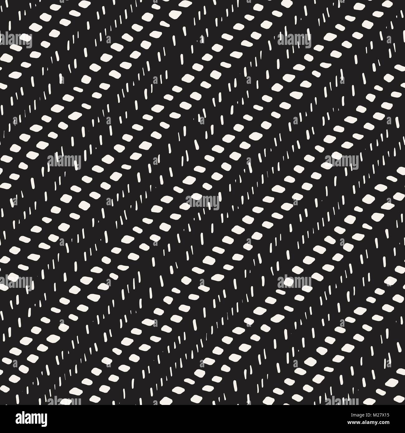 Simple ink geometric pattern. Monochrome black and white strokes ...