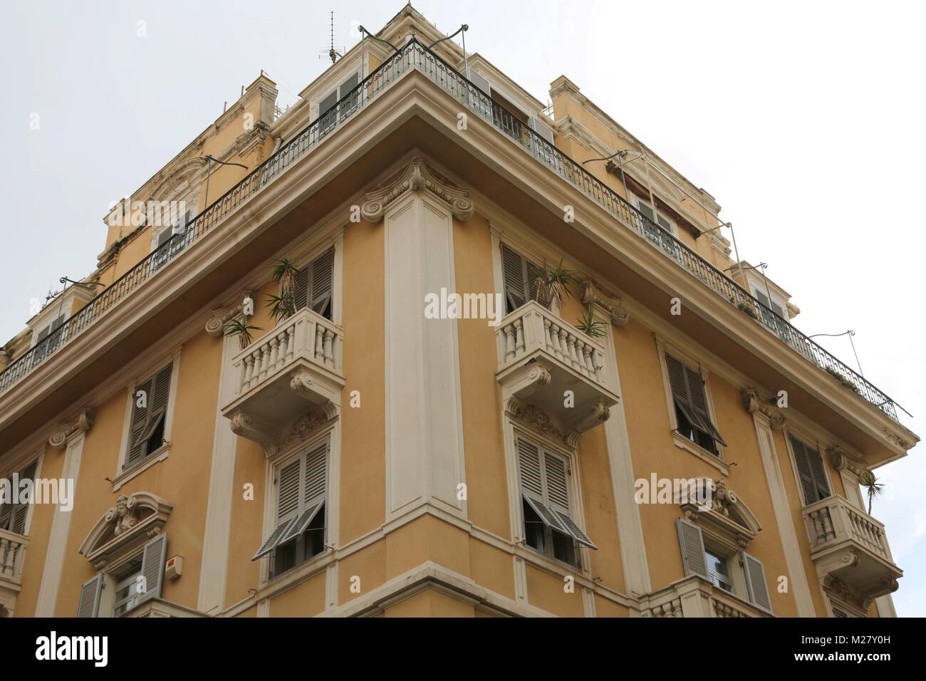 Buildings in Genova, Italy Stock Photo