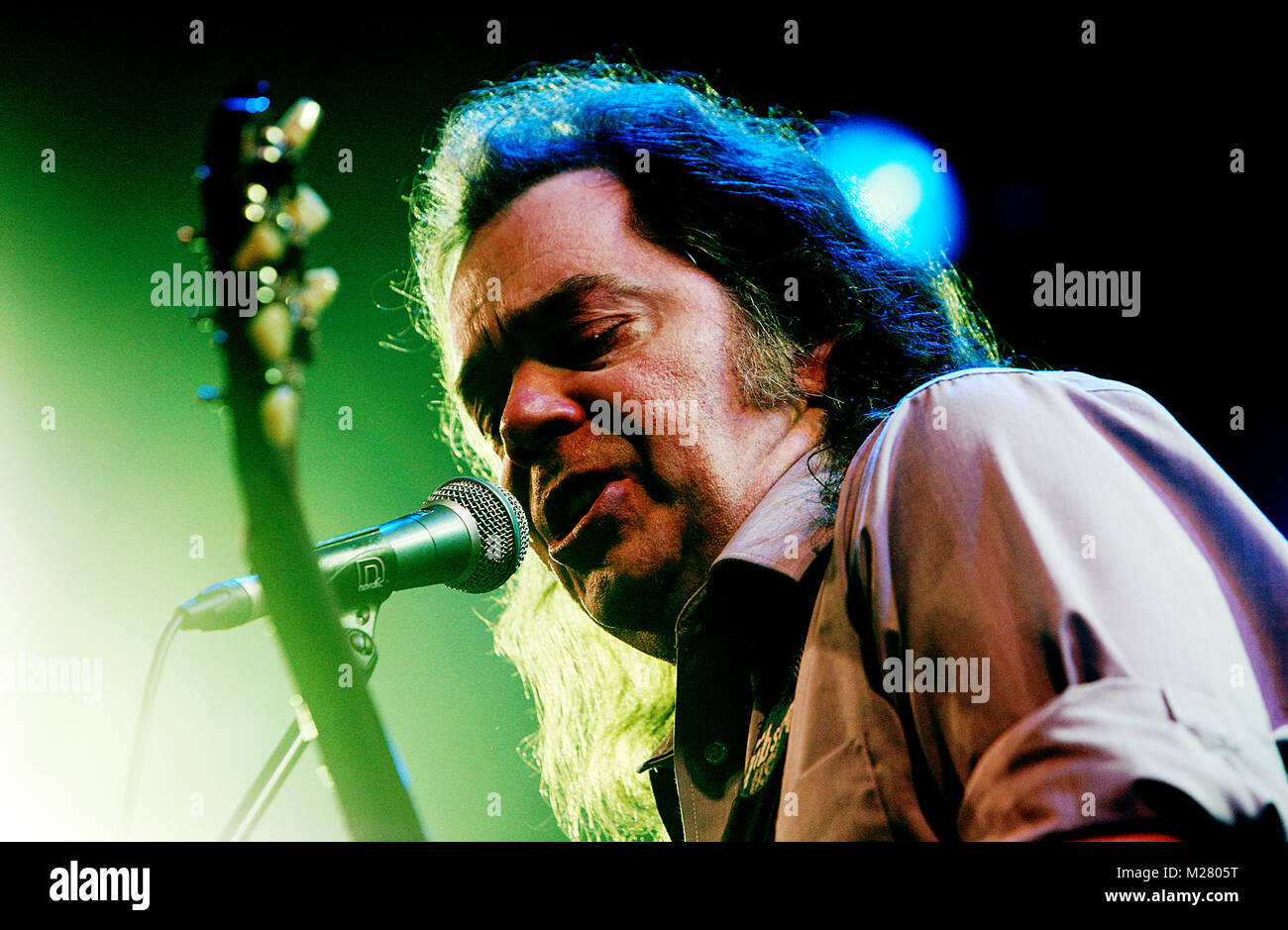 The American singer-songwriter and musician Roky Erickson performs a ...