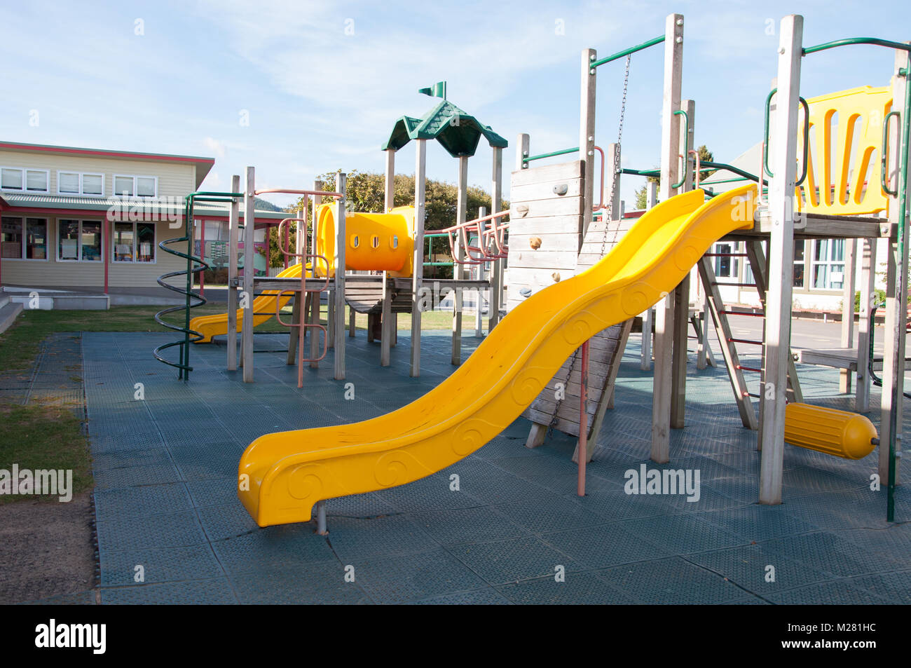 School playground hi-res stock photography and images - Alamy