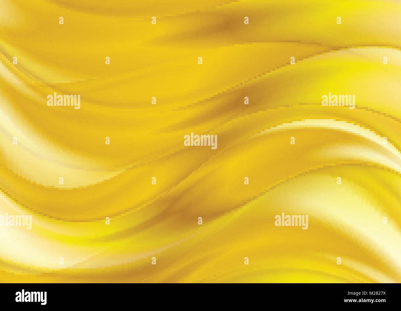 Golden liquid smooth waves abstract shiny vector background Stock ...