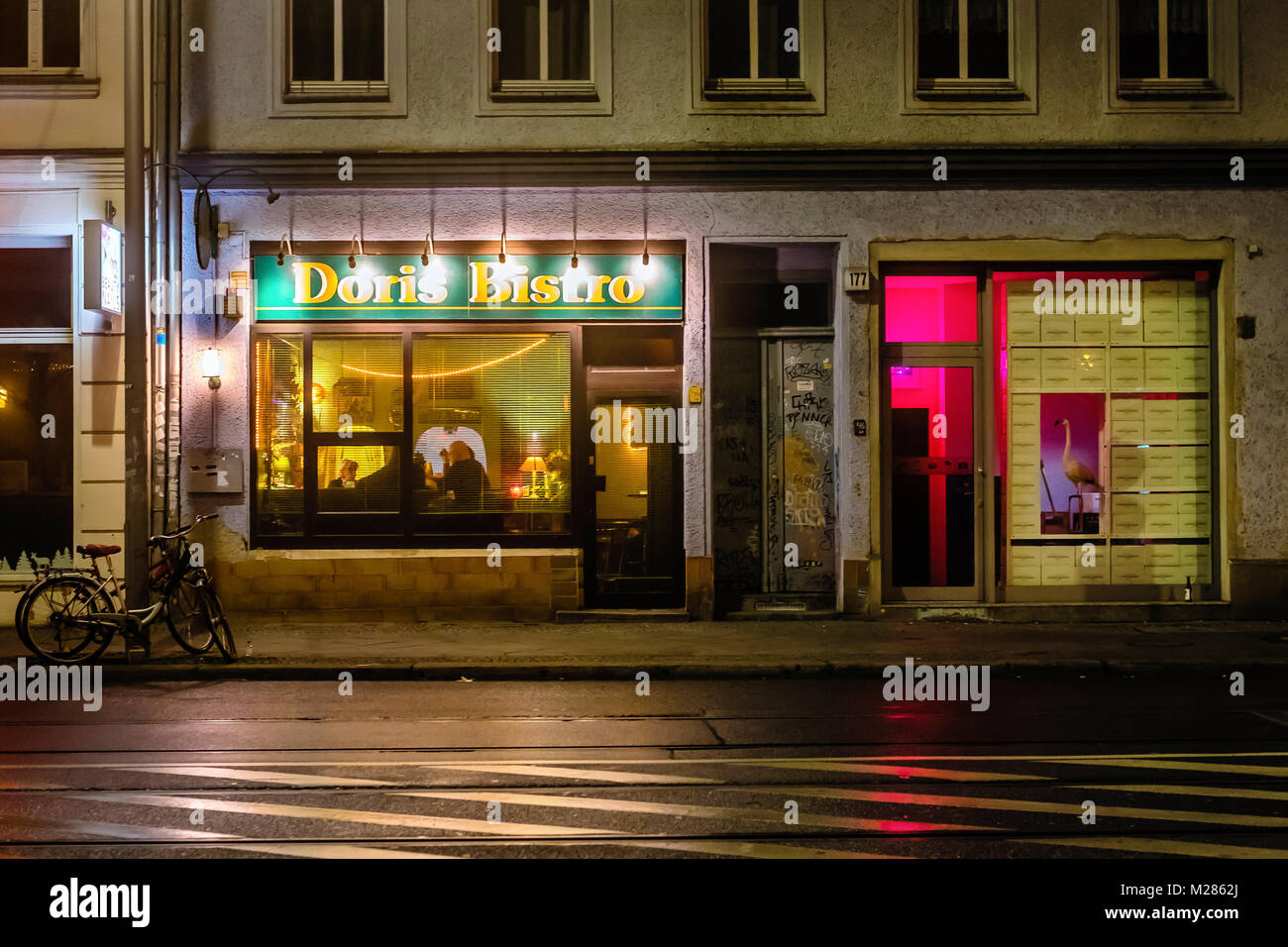 Berlin,Mitte,Doris' Bistro and the Buck and Breck. Two small Stock ...
