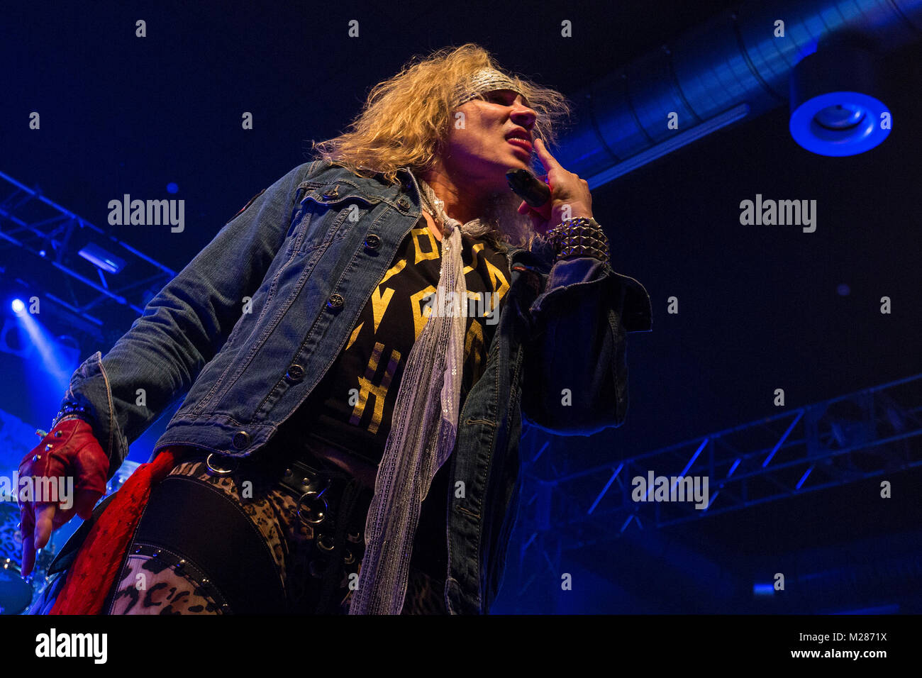 Steel Panther Michael Starr Saenger Glam Metal Band Usa All You Can Eat Tour 2015 Konzert 24 03 2015 Huxleys Berlin Deutschland English Steel Panther Glam Metal Band Usa All You Can Eat Tour