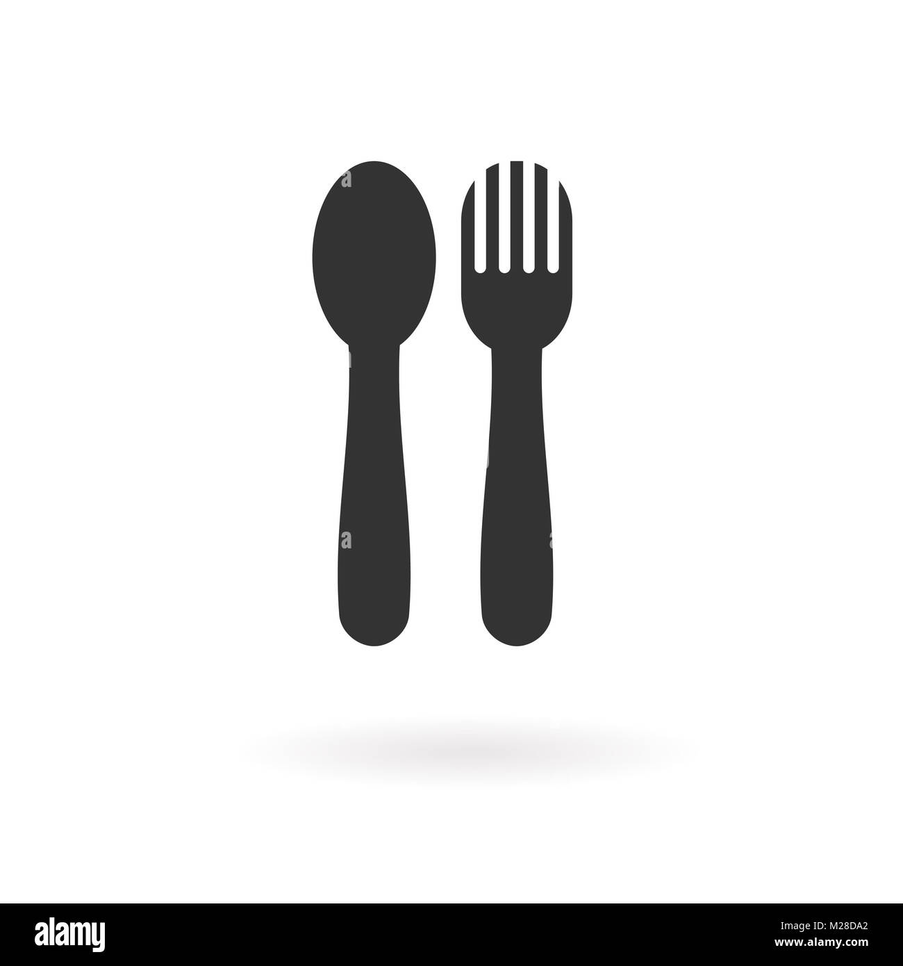 Crossed Fork And Spoon High Resolution Stock Photography and Images - Alamy