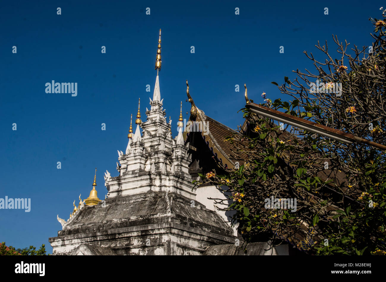 Wat Prasart  Chiangmai Thailand,old temple in Chiangmai Thailand Stock Photo