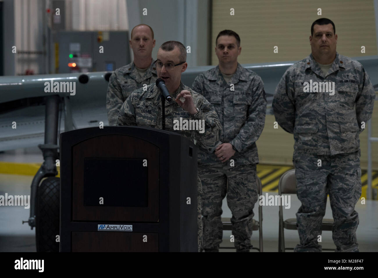 U.S. Air Force Col. Patrick Chard, 130th Maintenance Group Commander ...