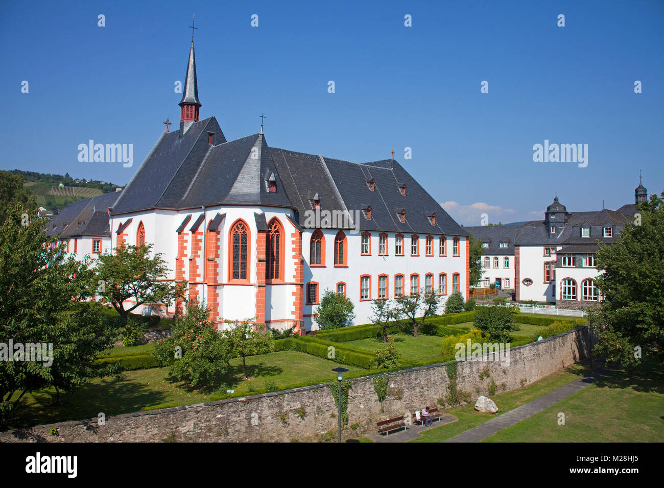 Cusanusstift, Saint Nikolaus-Hospital, care home, old people's home, Bernkastel-Kues, Moselle river, Rhineland-Palatinate, Germany, Europe Stock Photo