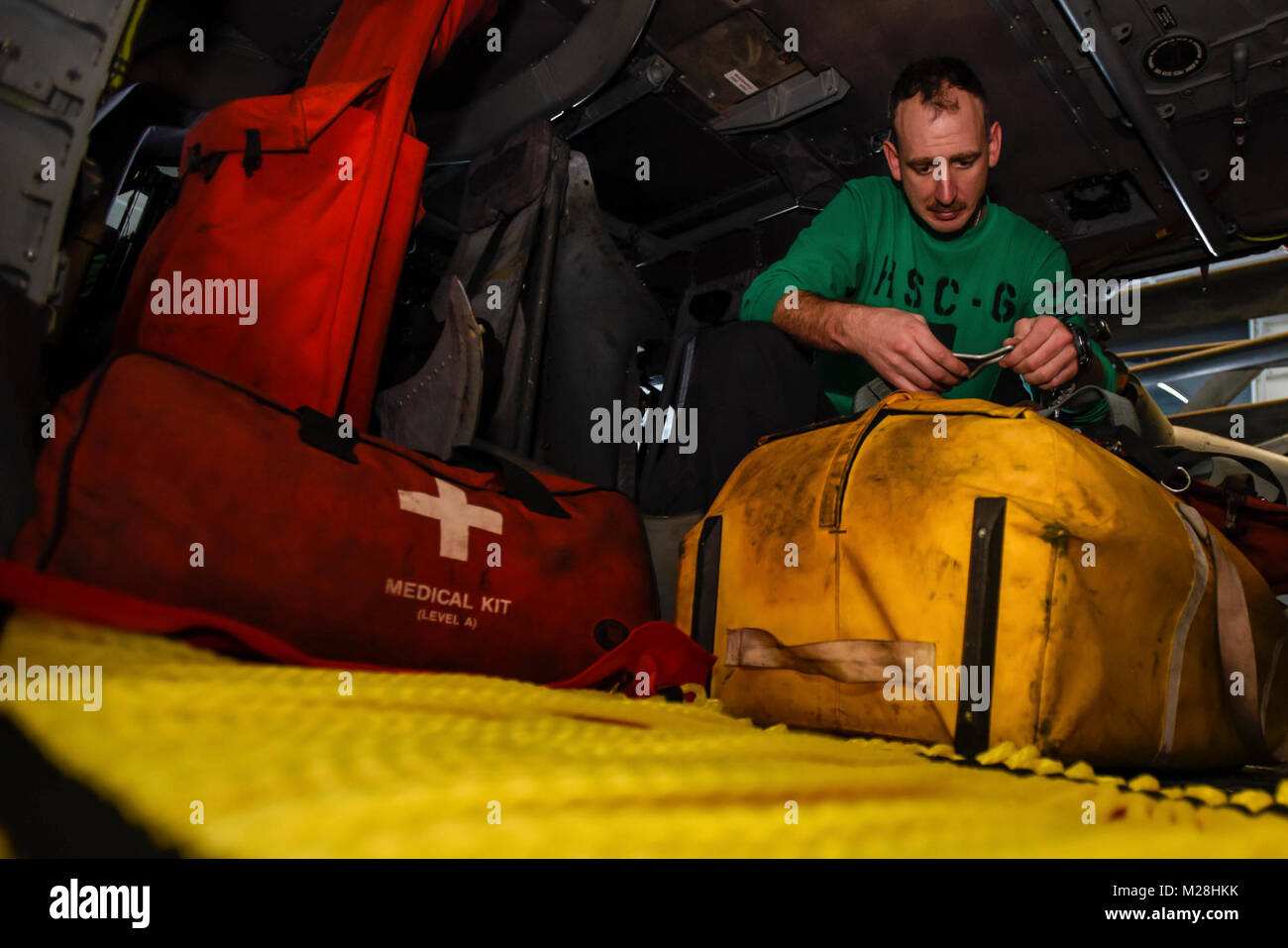 ARABIAN GULF (Feb. 3, 2018) Aircrew Survival Equipmentman 1st Class