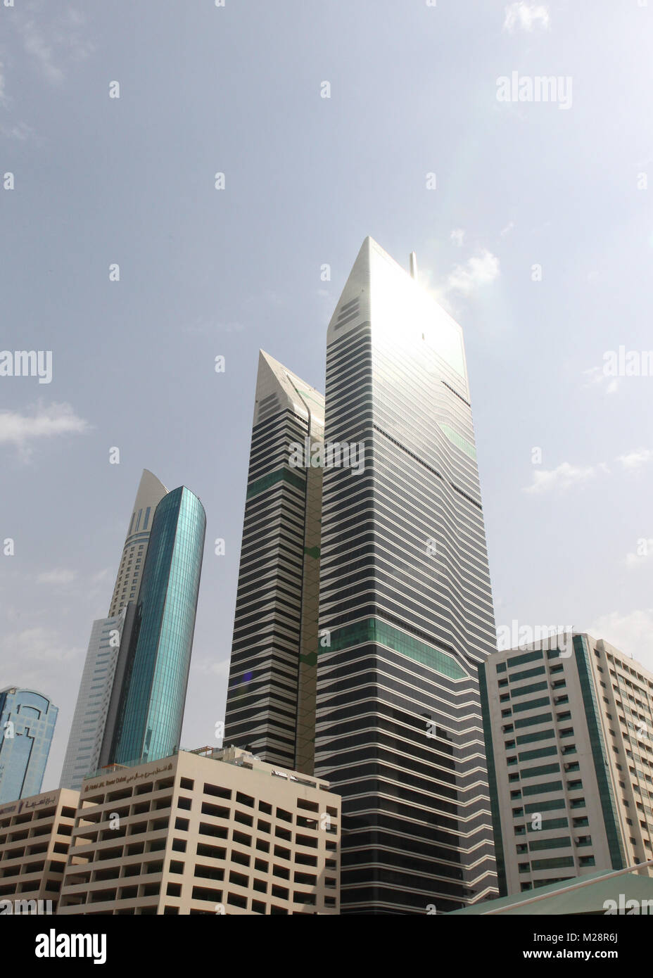 DUBAI, UAE - 2/11/2011:Tall Futuristic Skyscrapers In Dubai With The ...