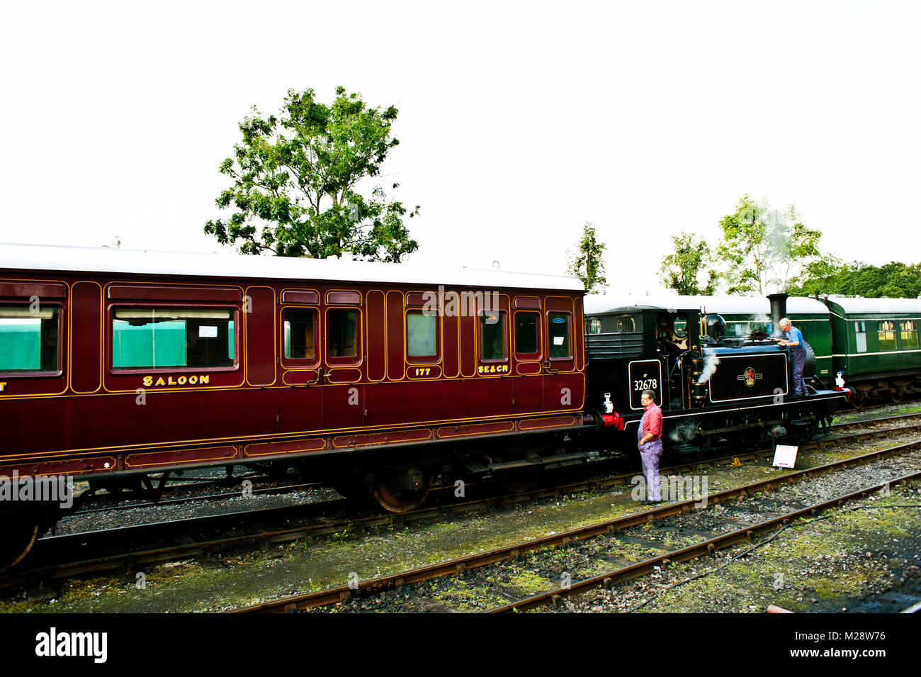Class A1x Terrier No 32678 at Tenterden Town, Tenterden, Kent Stock Photo