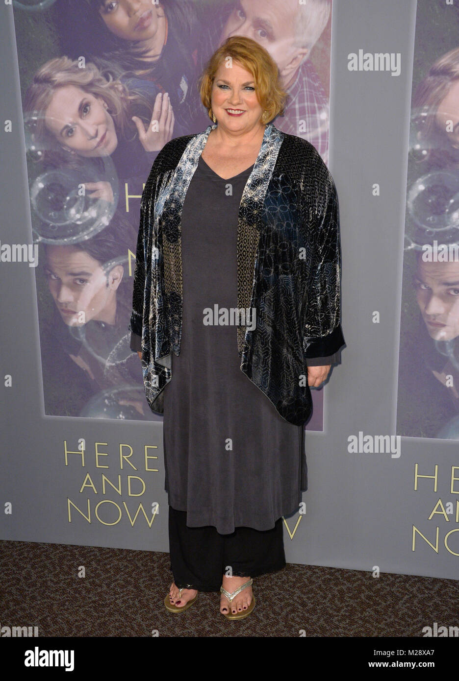 Los Angeles, California, USA. 5th February, 2018. LOS ANGELES, CA. February 05, 2018: Cynthia Ettinger at the premiere for HBO's 'Here and Now' at The Directors Guild of America Picture: Sarah Stewart Credit: Sarah Stewart/Alamy Live News Stock Photo