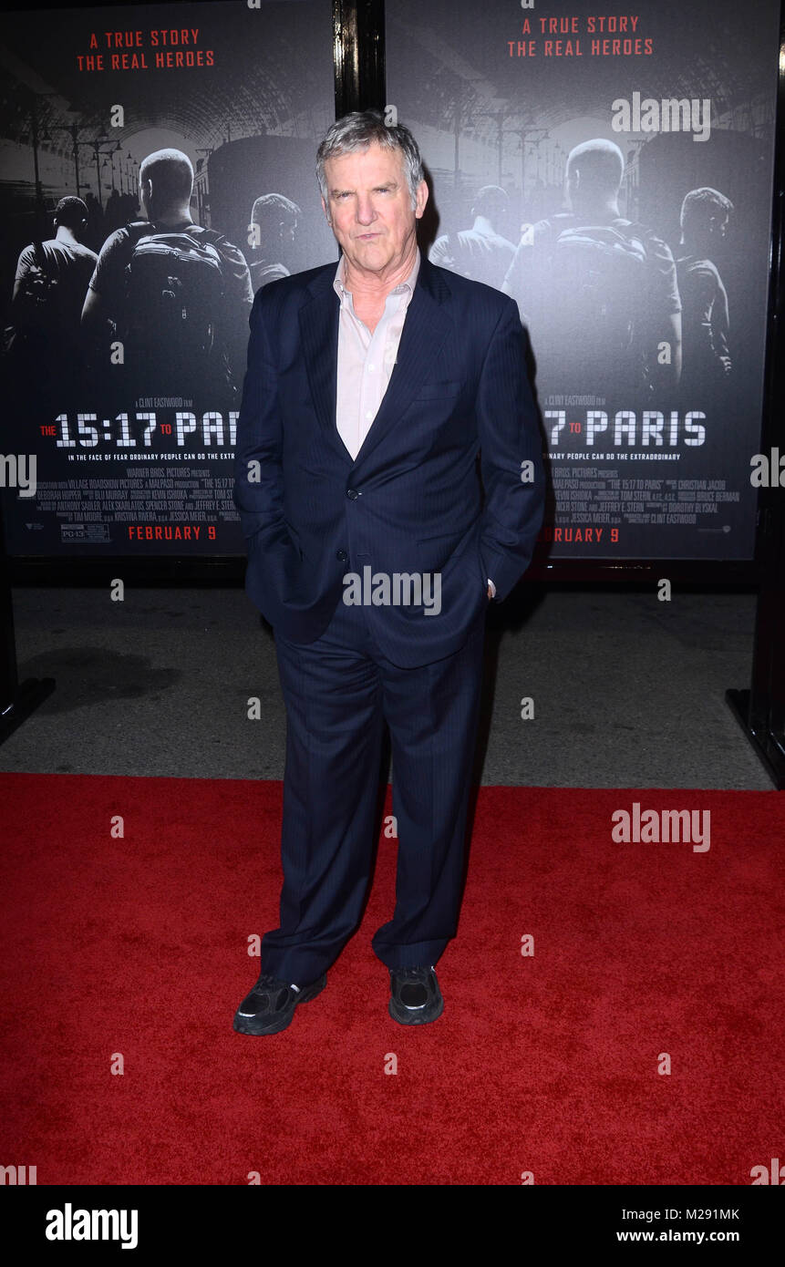 Burbank, Ca. 05th Feb, 2018. Jamey Sheridan at the Premiere Of Warner Bros. Pictures' 'The 15:17 To Paris' at Steven J. Ross Theater/Warner Bros Studios Lot on February 5, 2018 in Burbank, California. Credit: David Edwards/Media Punch/Alamy Live News Stock Photo