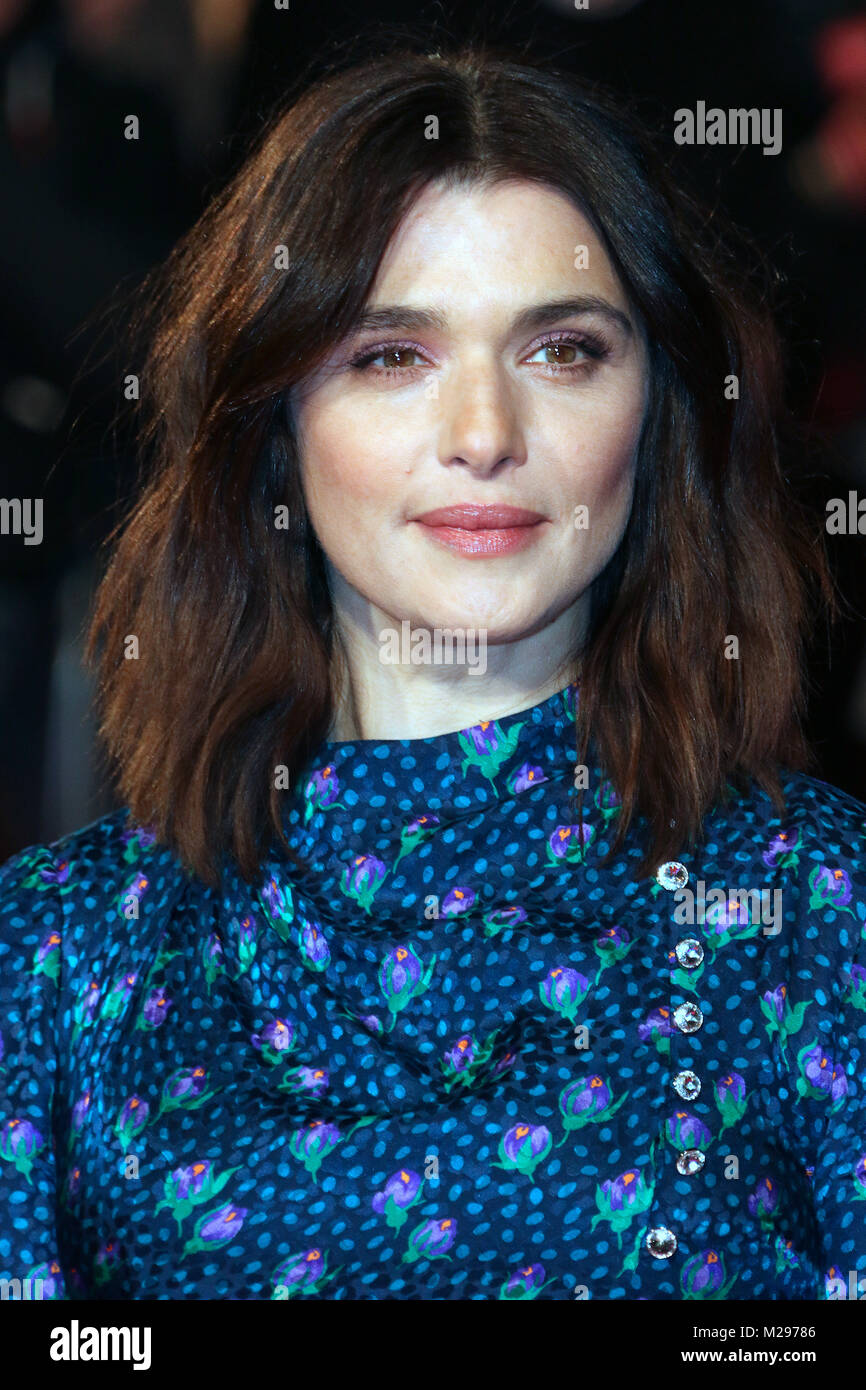 London, UK. 6th Feb, 2018. Rachel Weisz, The Mercy - World Premiere