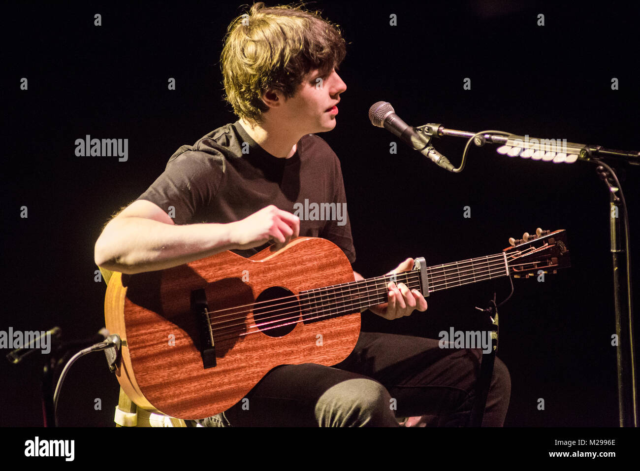 Milan Italy. 06th February 2018. The English singer-songwriter Jake ...