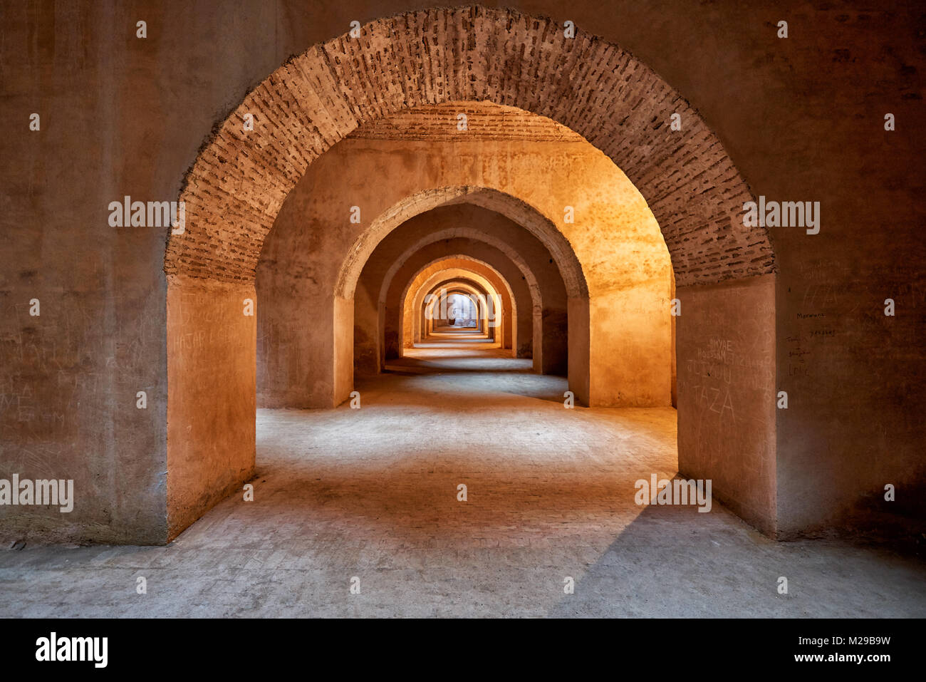 catacombs of Cara subterranean prison , Prison de Kara, Meknes, Morocco, Africa Stock Photo