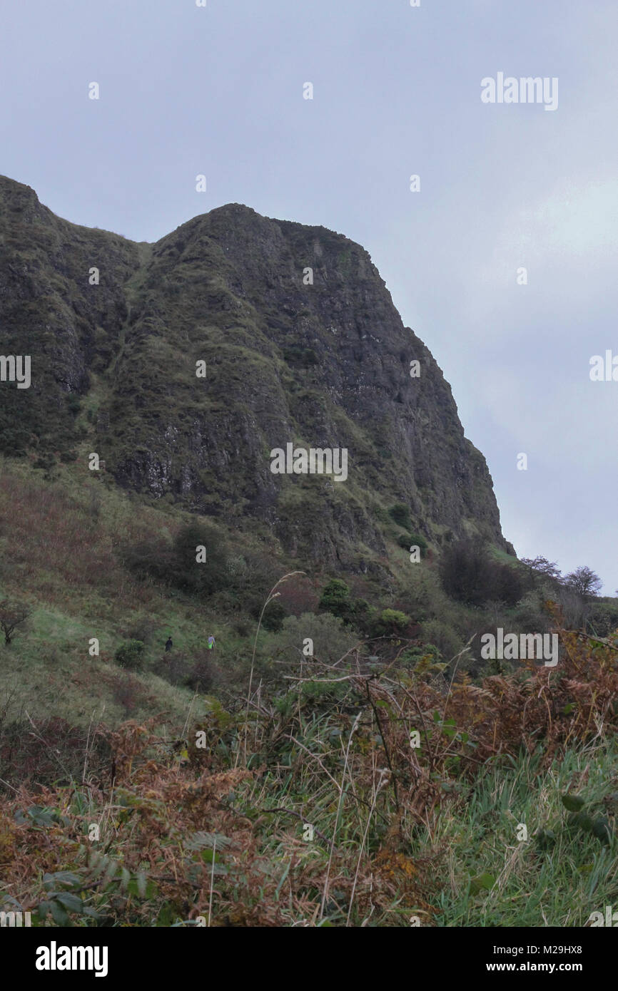 The Cave Hill Country Park in Belfast Northern Ireland. The park is