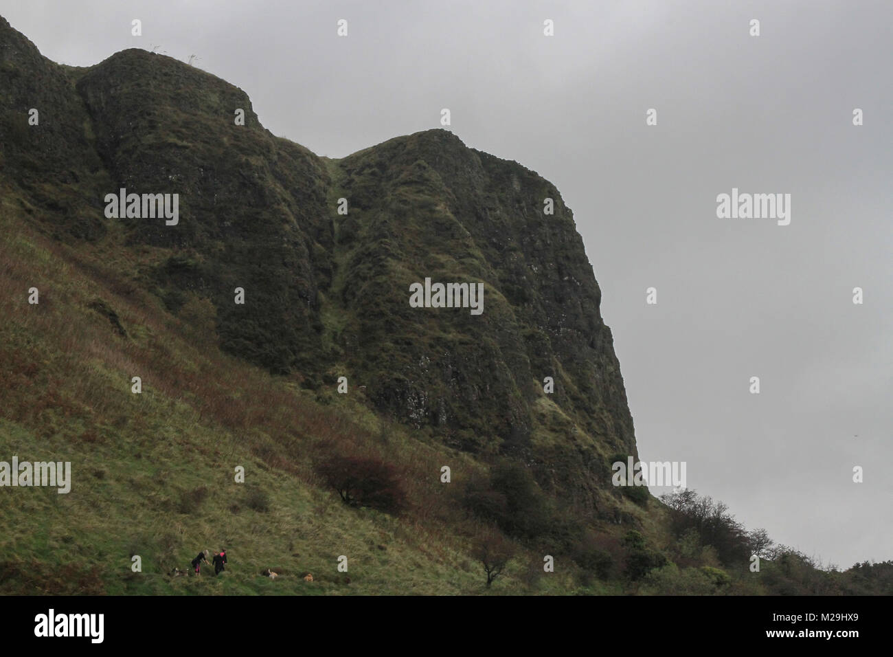 The Cave Hill Country Park in Belfast Northern Ireland. The park is