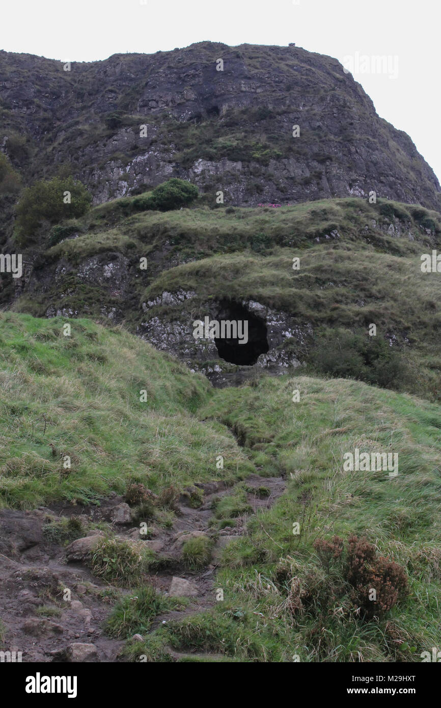 The Cave Hill Country Park in Belfast Northern Ireland. The park is