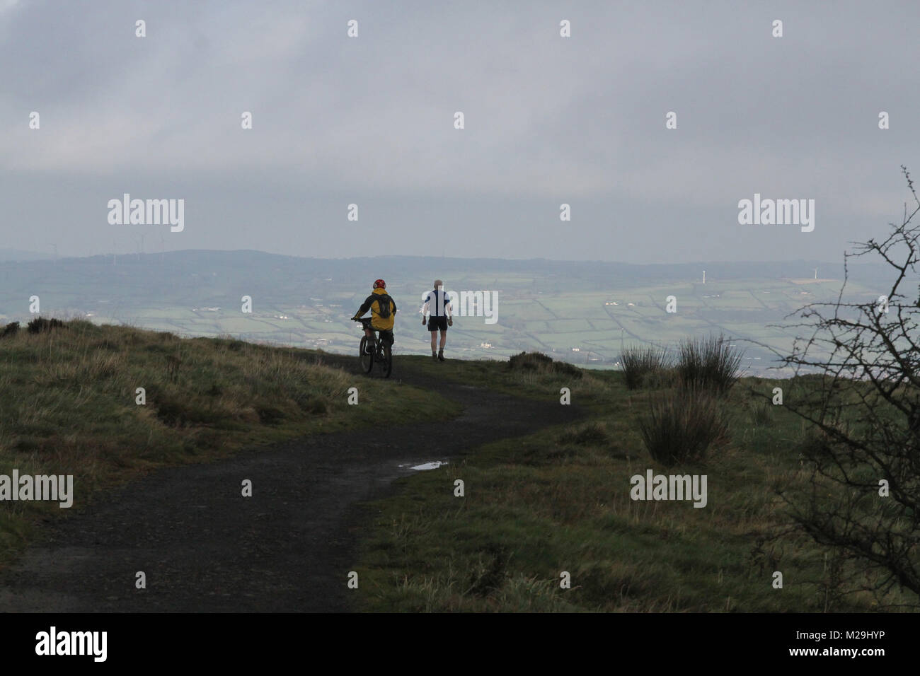 The Cave Hill Country Park in Belfast Northern Ireland. The park is