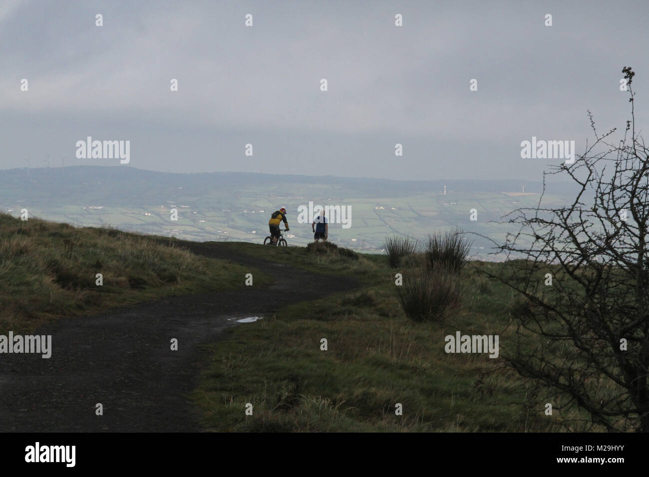 The Cave Hill Country Park in Belfast Northern Ireland. The park is