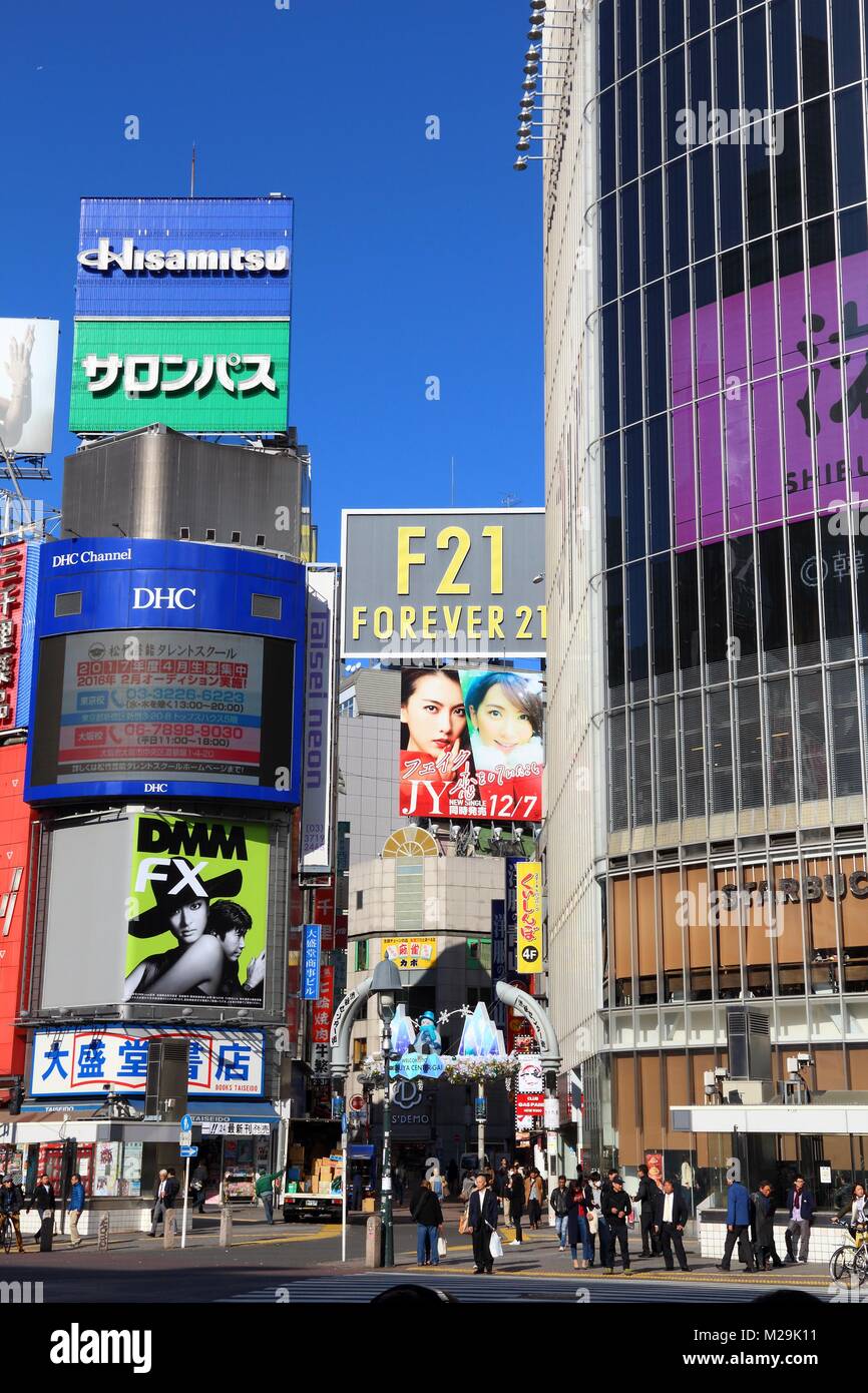 Tokyo Japan December 3 16 People Visit Shibuya Crossing In Tokyo Tokyo Is The Capital City Of Japan 37 8 Million People Live In Its Metro Area Stock Photo Alamy