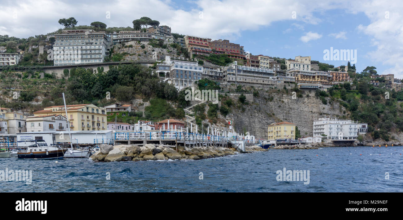 Marina Grande Sorrento Amalfi Coast Stock Photo