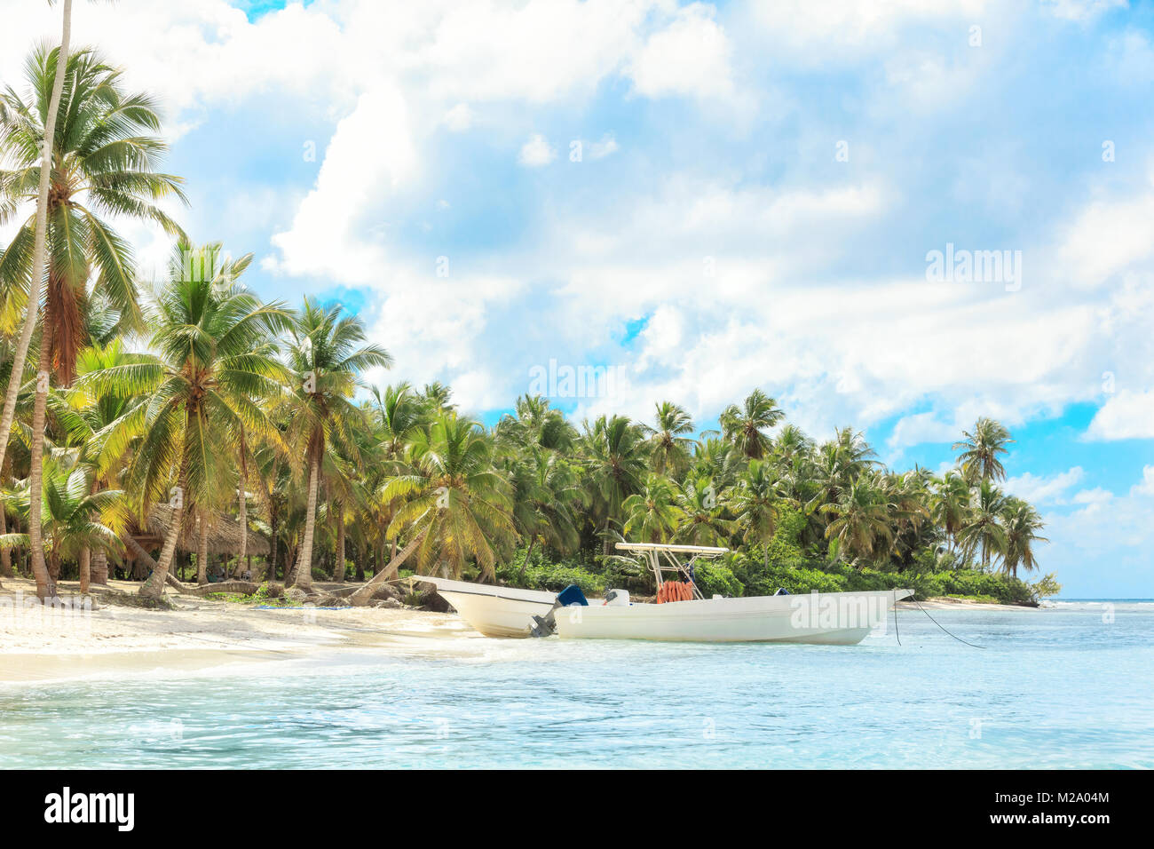 Vacation in Dominican Republic Stock Photo