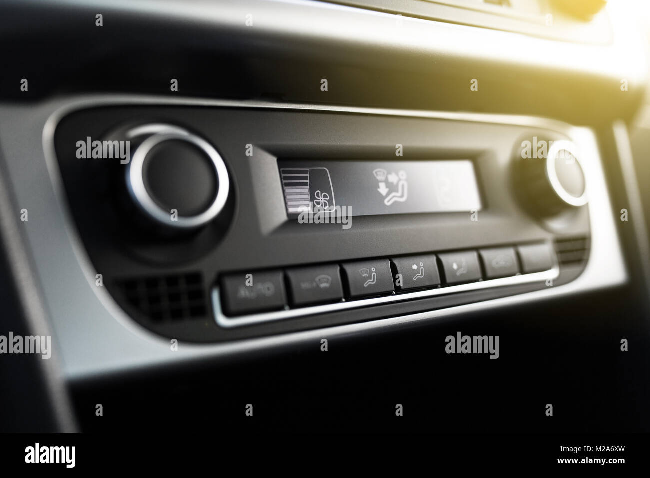Air conditioning system in a car Stock Photo