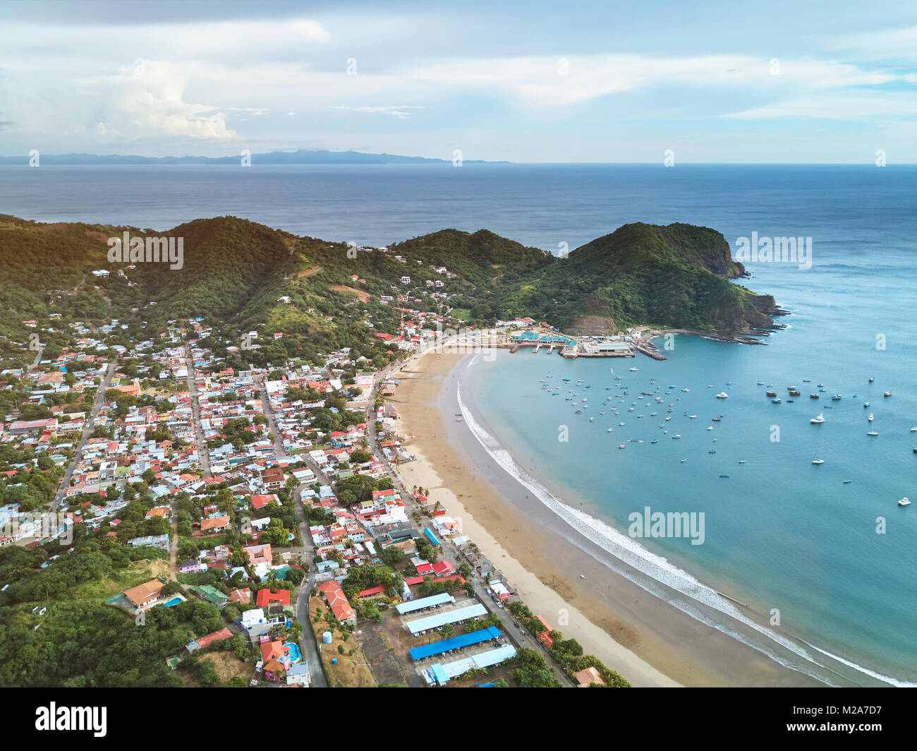 Panoramic view town san juan hi-res stock photography and images - Alamy