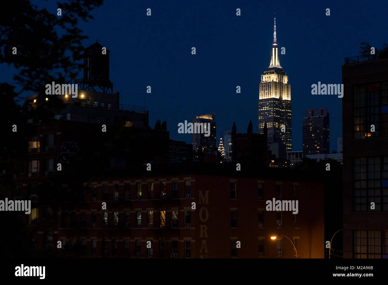 The High Line by night. Aug, 2016. New York City, U.S.A Stock Photo - Alamy