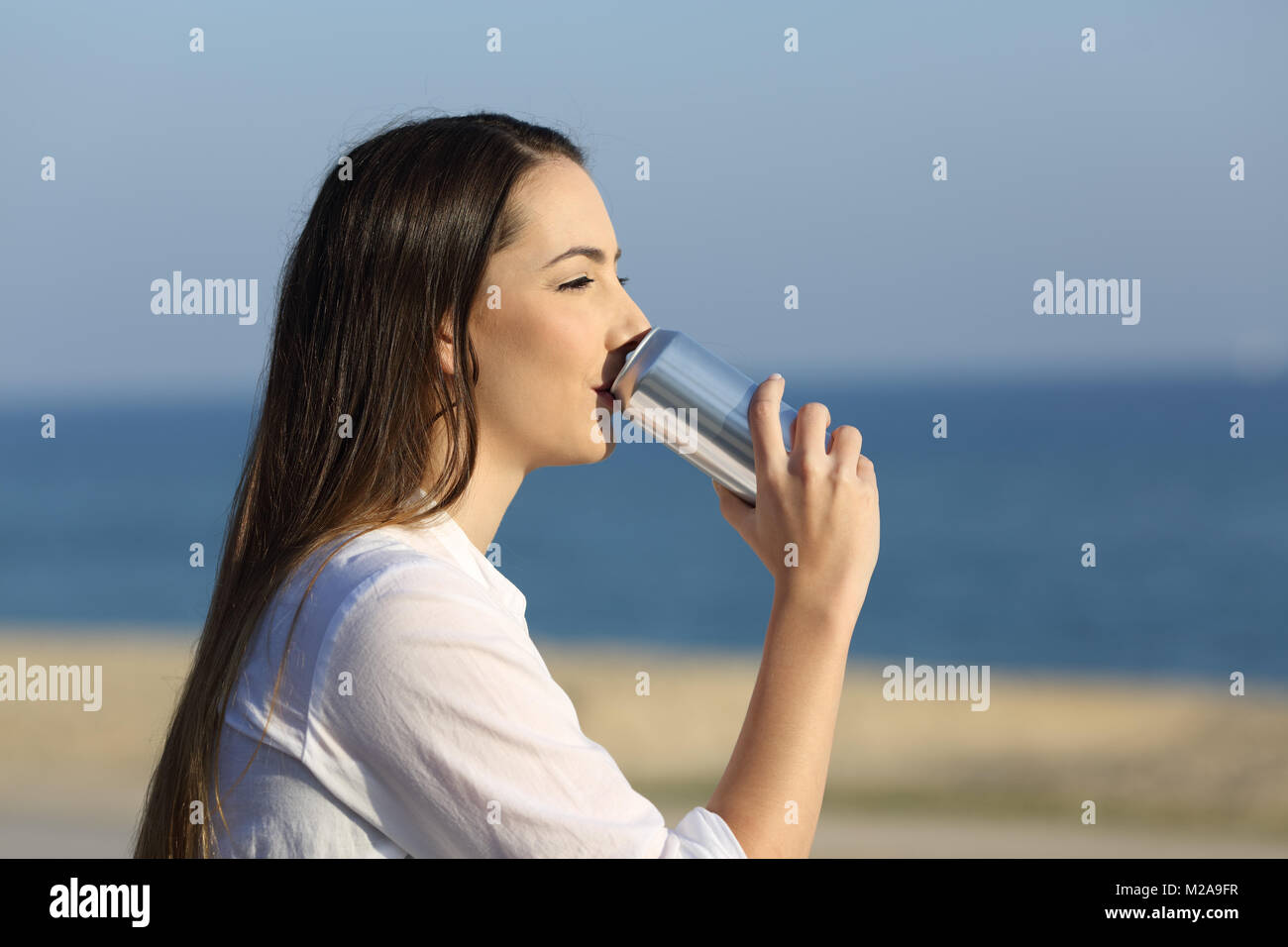 Soda can drinking hi-res stock photography and images - Alamy