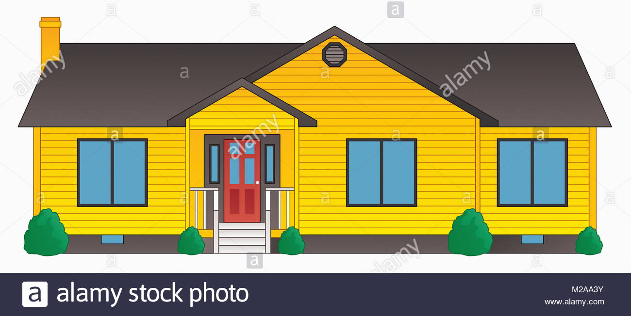 Bungalow Cut Out Stock Images & Pictures Alamy