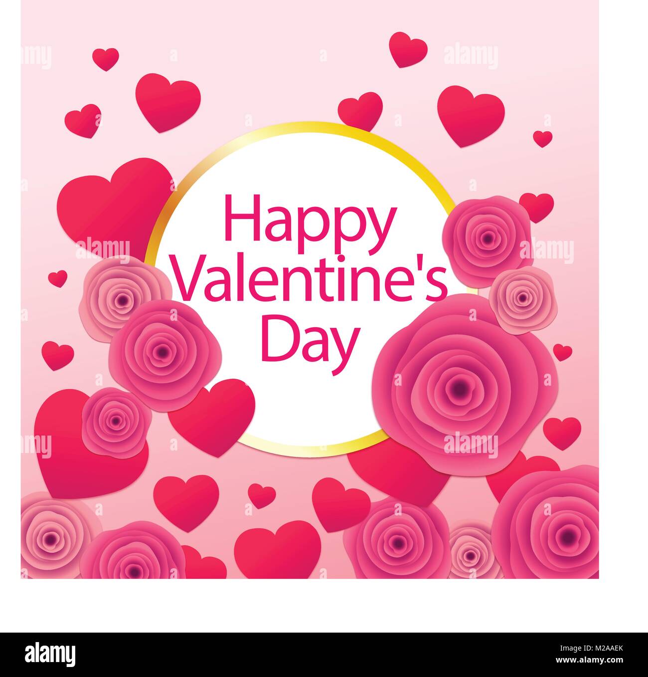 Valentines day. Red hearts Stock Vector Image & Art - Alamy