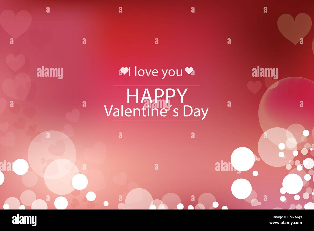 Valentines day. Red hearts Stock Vector Image & Art - Alamy