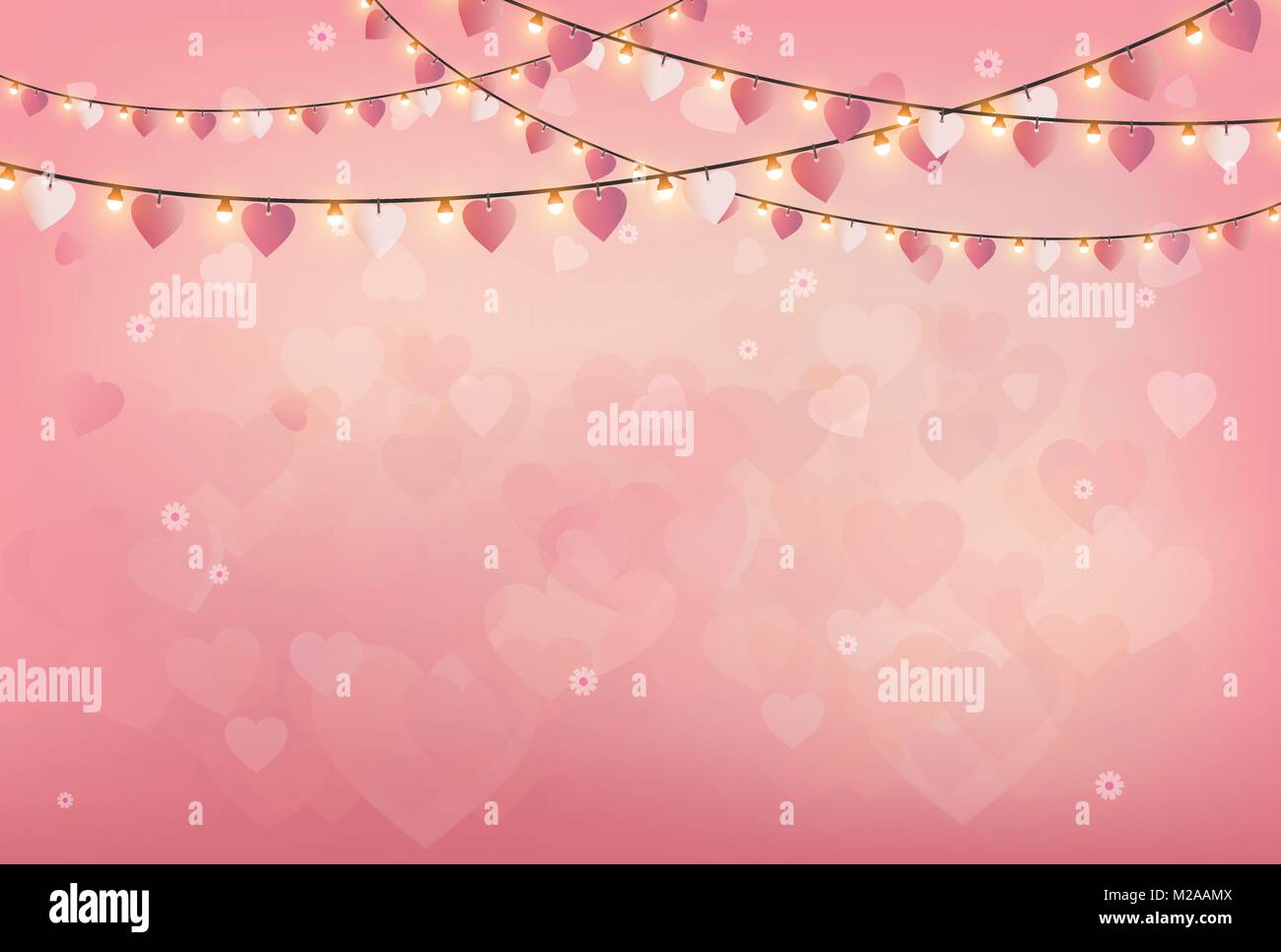 Valentines day. Red hearts Stock Vector Image & Art - Alamy