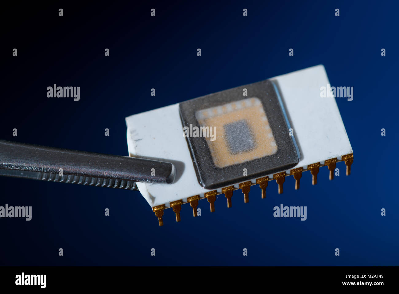 Technical Color Chip Dark blue circuit board technology hi-res stock photography and images ...