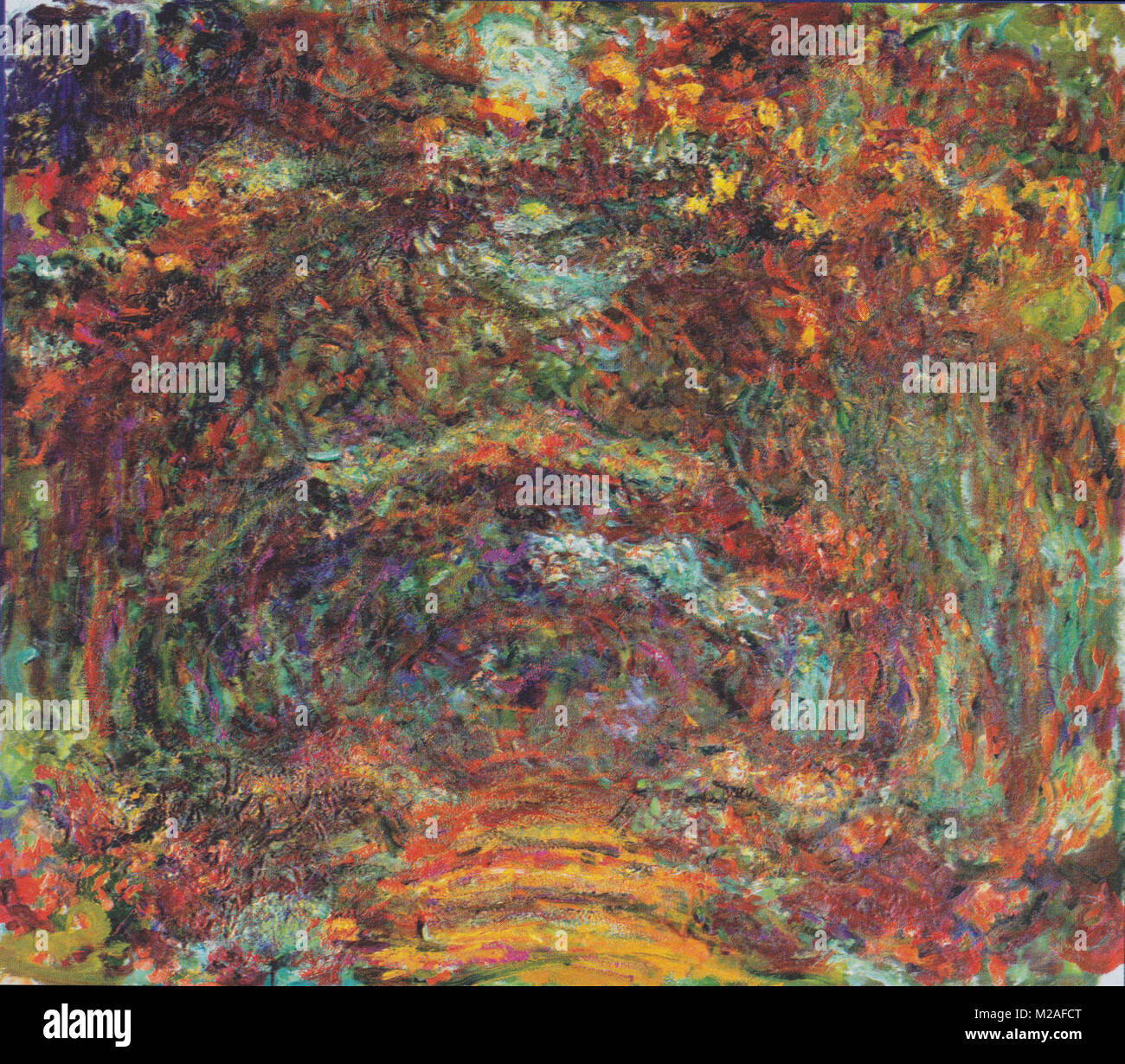 Claude Monet, The Rose Walk, Giverny, 1920–22, Stock Photo