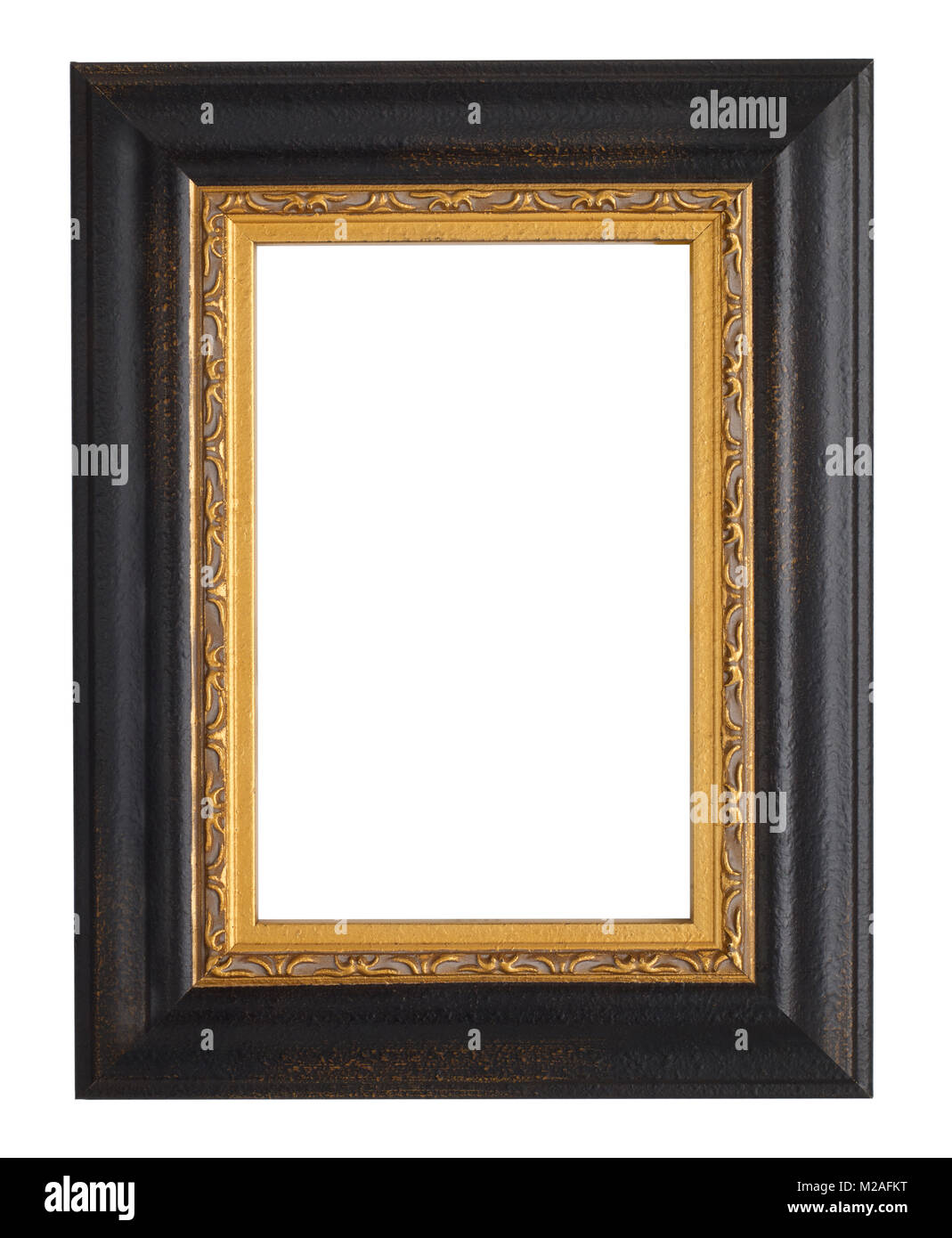 black picture frame Stock Photo