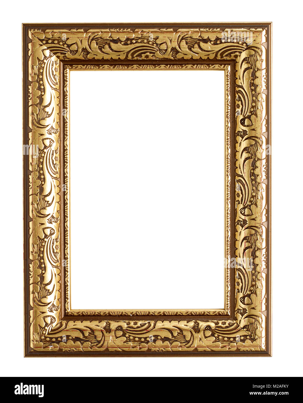 gold picture frame Stock Photo