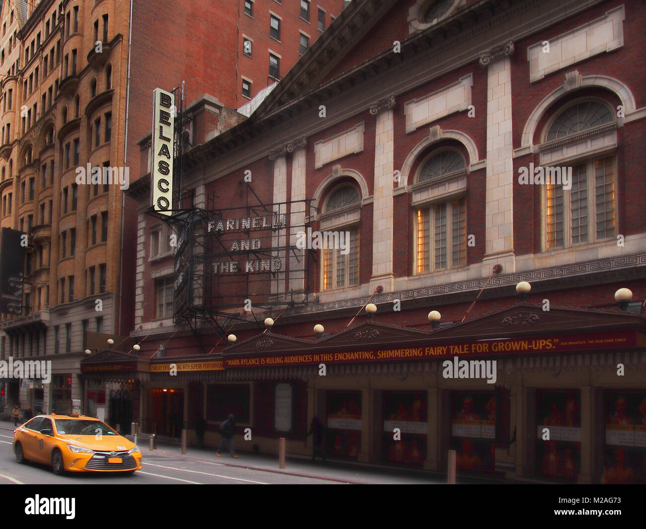 New York , New York, USA. Febuary 1, 2018. The Belasco Theater on West 44th Street in midtown manhattan Stock Photo