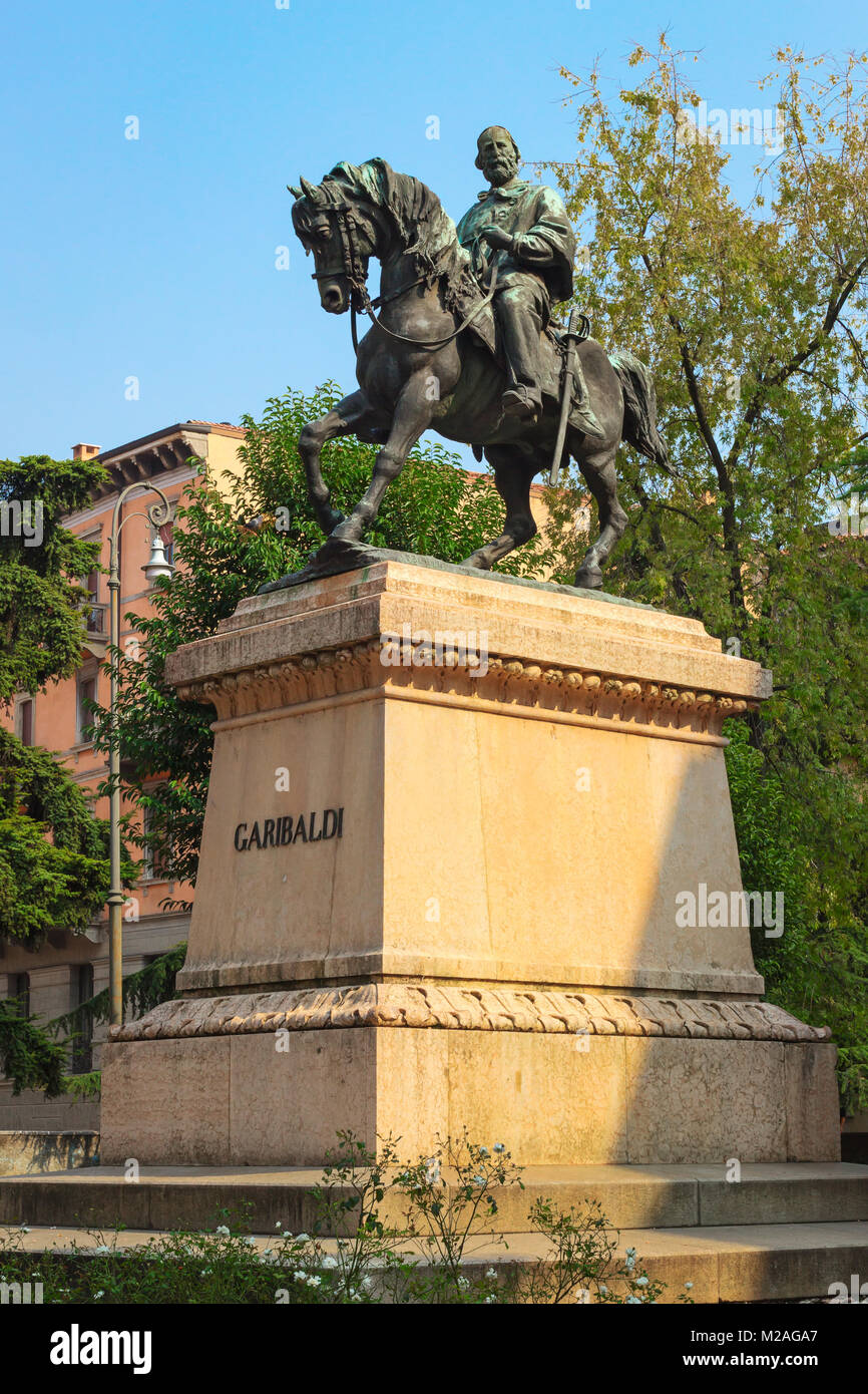 Giuseppe Garibaldi monument Stock Photo
