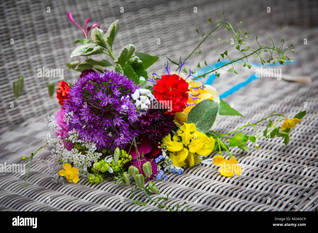 Farmhouse Floral Mini Short - Buttercup Bouquet